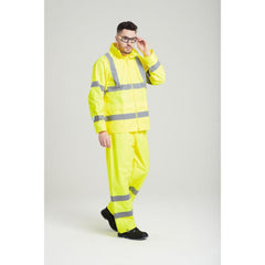 Waterproof Rain Jacket, Lightweight, Yellow, 4X-Large
