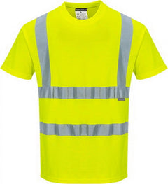 S170 Cotton Comfort Short Sleeve T-Shirt Yellow, Large-KarWorkwear