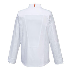 Mens Pro Air-Mesh Long-Sleeved Chef Jacket (XL) (White)