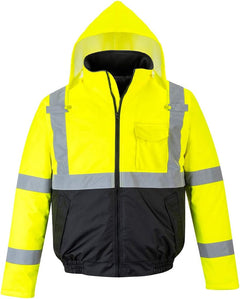 Hi-Vis Two-Tone Bomber Jacket