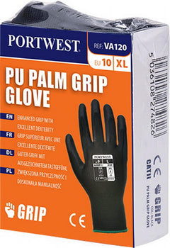 VA120 Vending PU Palm Glove Black, Medium-KarWorkwear