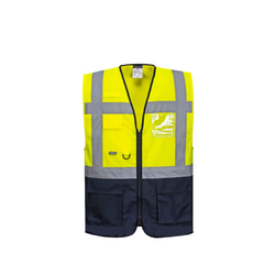 Portwest Brush Fleece Hoodie With Tape Reflective Taped Work Safety B304-KarWorkwear