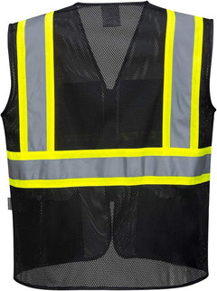 Iona Tampa Mesh Vest Work Safety Protective Clothing Vest Pocket Adjustable Strap