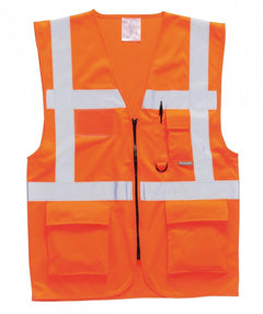 US476 Hi Vis Vest Berlin Executive Workwear, Yellow, 7X-Large