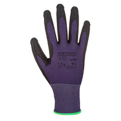 A195 Touchscreen PU Glove Purple/Black, Xx-Large