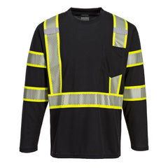 Iona plus T-Shirt L/S, Color: Black, Size: XL, S346BKRXL