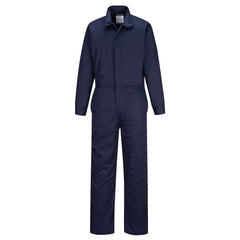 FR505 Men'S FR Coveralls - Bizflame 88/12 Flame Resistant Safety Workwear Coveralls Navy, X-Large