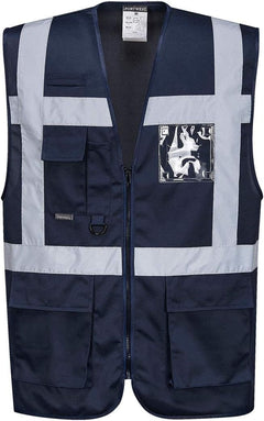 F476 Iona Executive Safety Work Vest with Reflective Tape