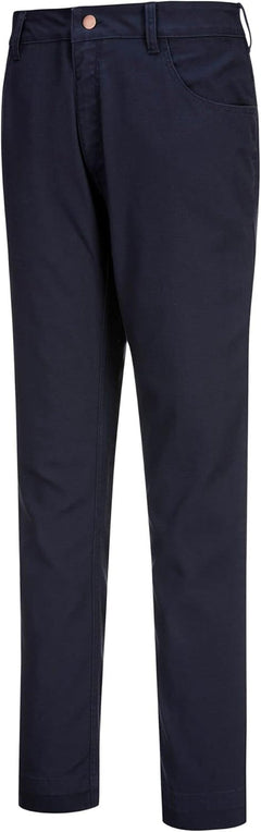 FR404 Men'S Flame Resistant Slim Fit Comfort FR Stretch Work Pants Navy, 34