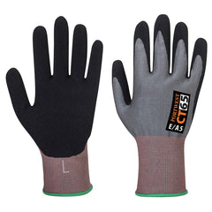 CT65 Cut Resistant D18 Nitrile Gray/Black, Large