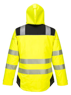 PW3 Hi-Vis Winter Jacket Work Safety Protective Reflective Waterproof Coat ANSI 3, Medium