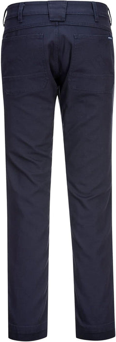 FR404 Men'S Flame Resistant Slim Fit Comfort FR Stretch Work Pants Navy, 34